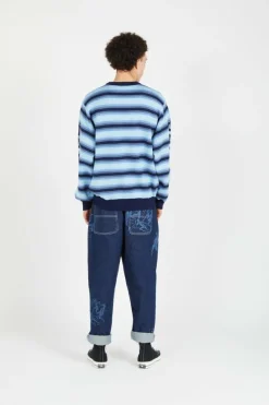 EURO STRIPE - Pull | Bleu