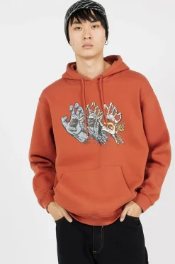 Evolved Hand Front Hood - Hoodie | Orange