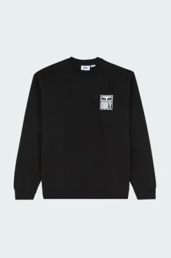 EYES ICON CREW B - Sweatshirt | Noir