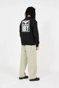 EYES ICON CREW B - Sweatshirt | Noir