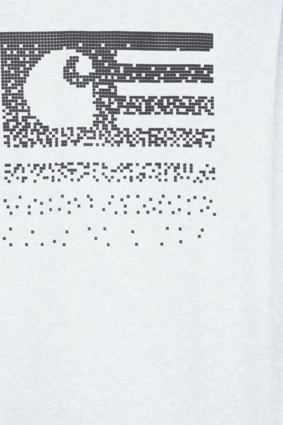 FADE STATE SWEAT - Sweat col rond regular-fit sérigraphié en coton mélangé | Gris