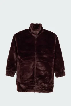 FAUX FUR JACKET - Veste | Marron