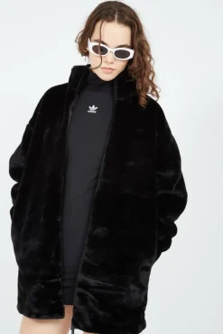 FAUX FUR JACKET - Veste | Noir
