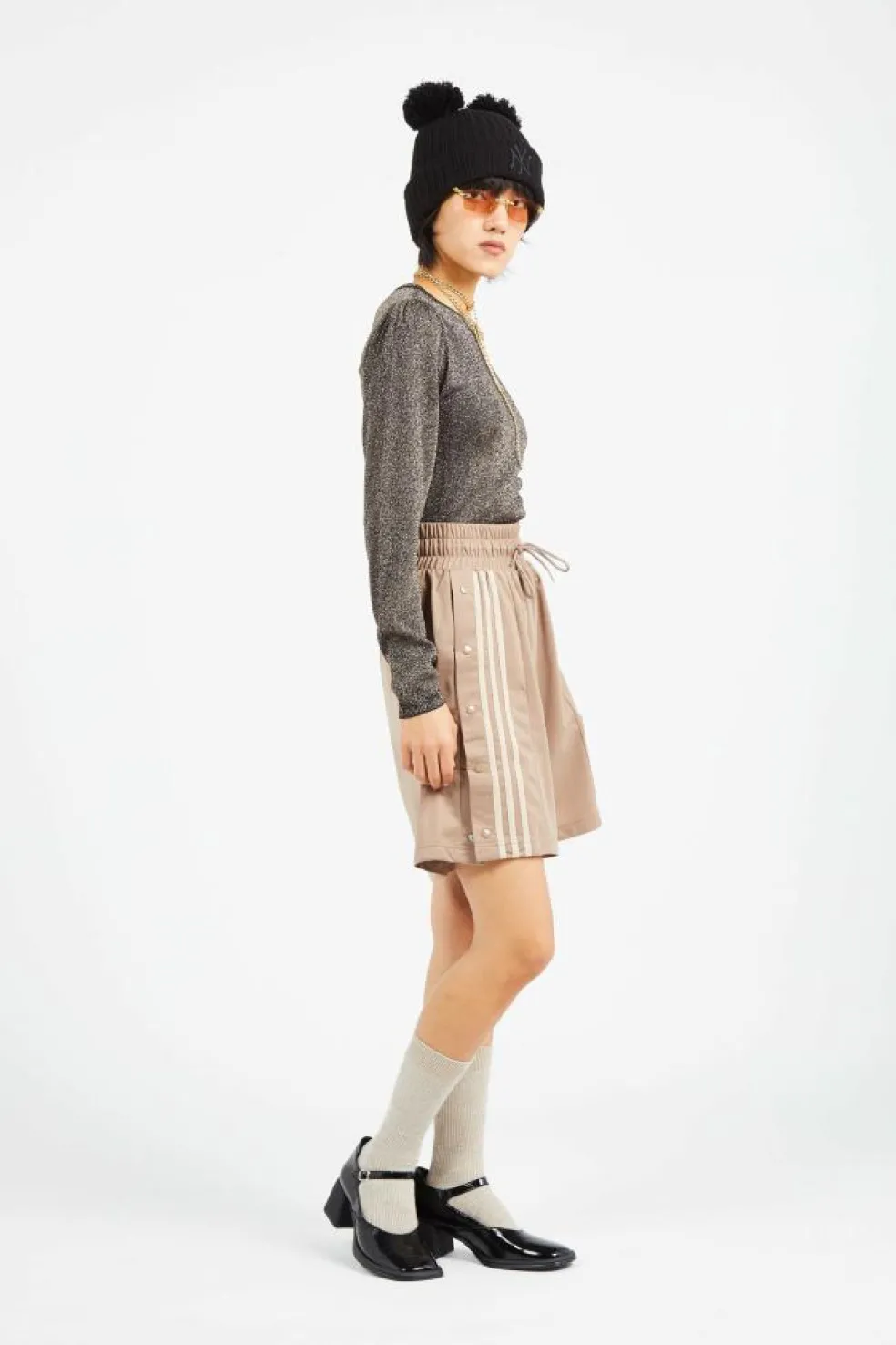 FEMALE DOUBLE PO - bonnet | Noir