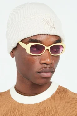 FEMALE RIB WIDE - bonnet | Beige