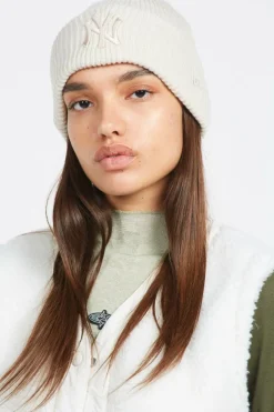 FEMALE RIB WIDE - bonnet | Beige