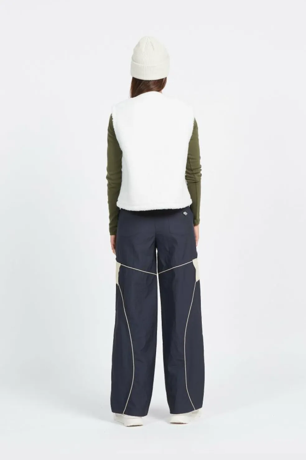 FEMALE RIB WIDE - bonnet | Beige