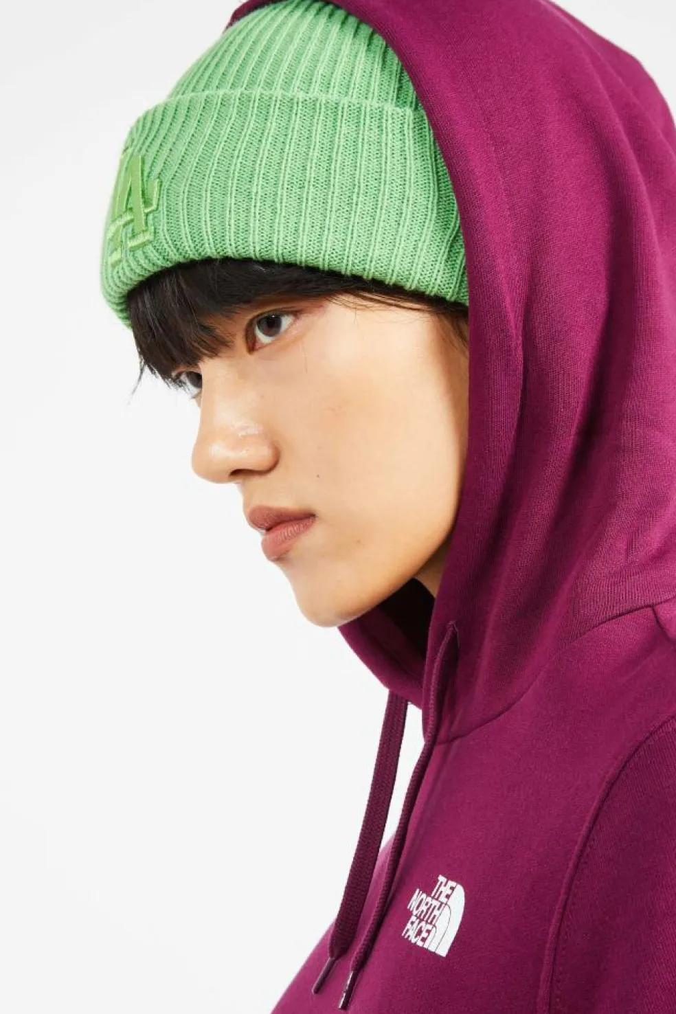 FEMALE RIB WIDE - bonnet | Vert