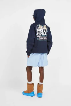 FIGHT - Hoodie | Bleu