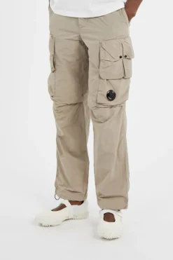 FLATT NYLON CARGO PANTS - Pantalon cargo | Kaki