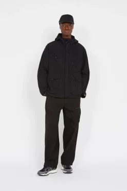 FLATT NYLON GOGGLE JACKET - Veste | Noir