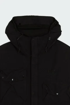 FLATT NYLON GOGGLE JACKET - Veste | Noir