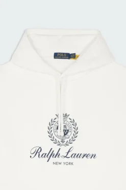 Fleece Graphic Hoodie - Hoodie | Blanc