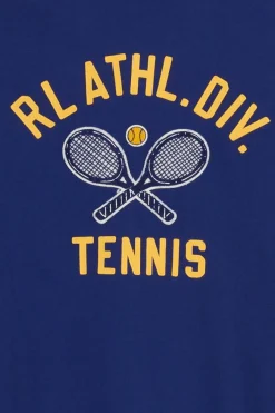 Fleece Graphic Letterman Jacket - Veste | Bleu