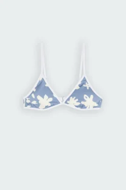 FLEUR FIXED TRI - Haut de maillot | Bleu