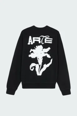 Flower Crewneck - Sweatshirt | Noir