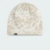 FLOWER UNCUFFED BEANIE - Bonnet | Beige