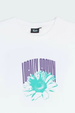 flowers - t-shirt | Blanc