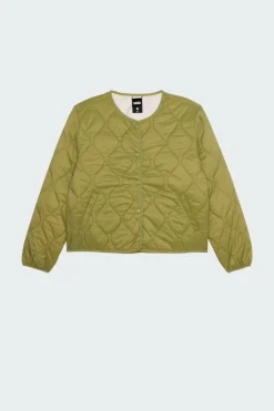 FORCES OS SHORT REV LIN DUSK LDGRN - VESTE MATELASSEE | Kaki