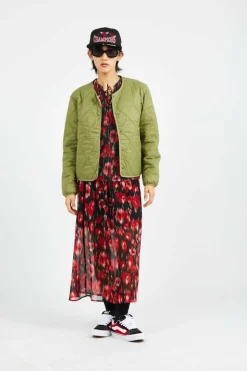 FORCES OS SHORT REV LIN DUSK LDGRN - VESTE MATELASSEE | Kaki