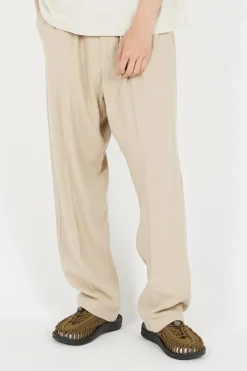 FUBAR LINEN PLE - Pantalon | Beige