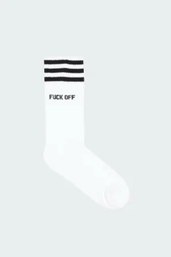 FUCK OFF - Chaussettes | Blanc