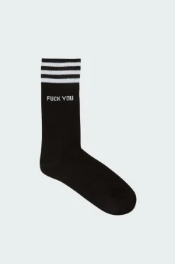 FUCK YOU - Chaussettes | Noir