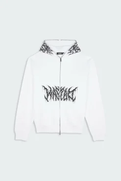 Full zip blitz - Hoodie zippé | Blanc