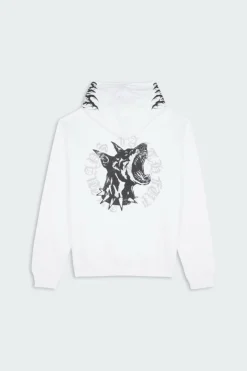 Full zip blitz - Hoodie zippé | Blanc