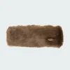 FUR HEADBAND - Bandeau | Marron