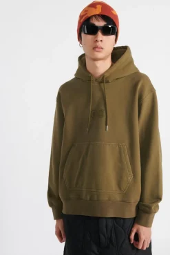 GARMENT DYE HOODY - Hoodie | Kaki