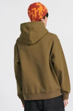 GARMENT DYE HOODY - Hoodie | Kaki