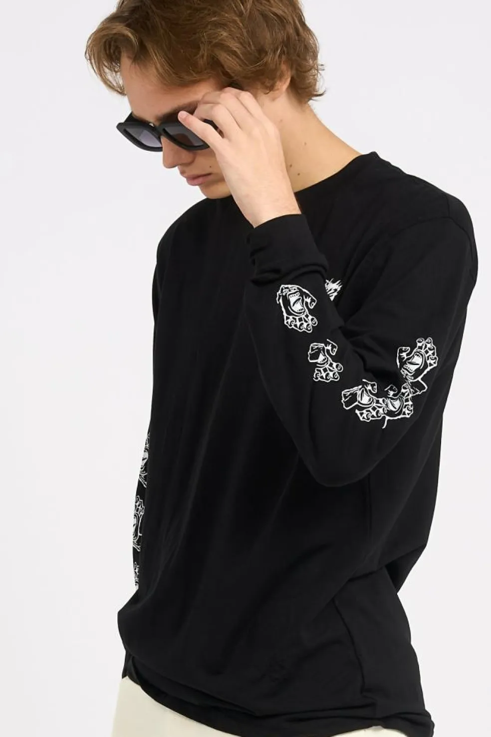 Global Flame Dot Mono - T-shirt | Noir