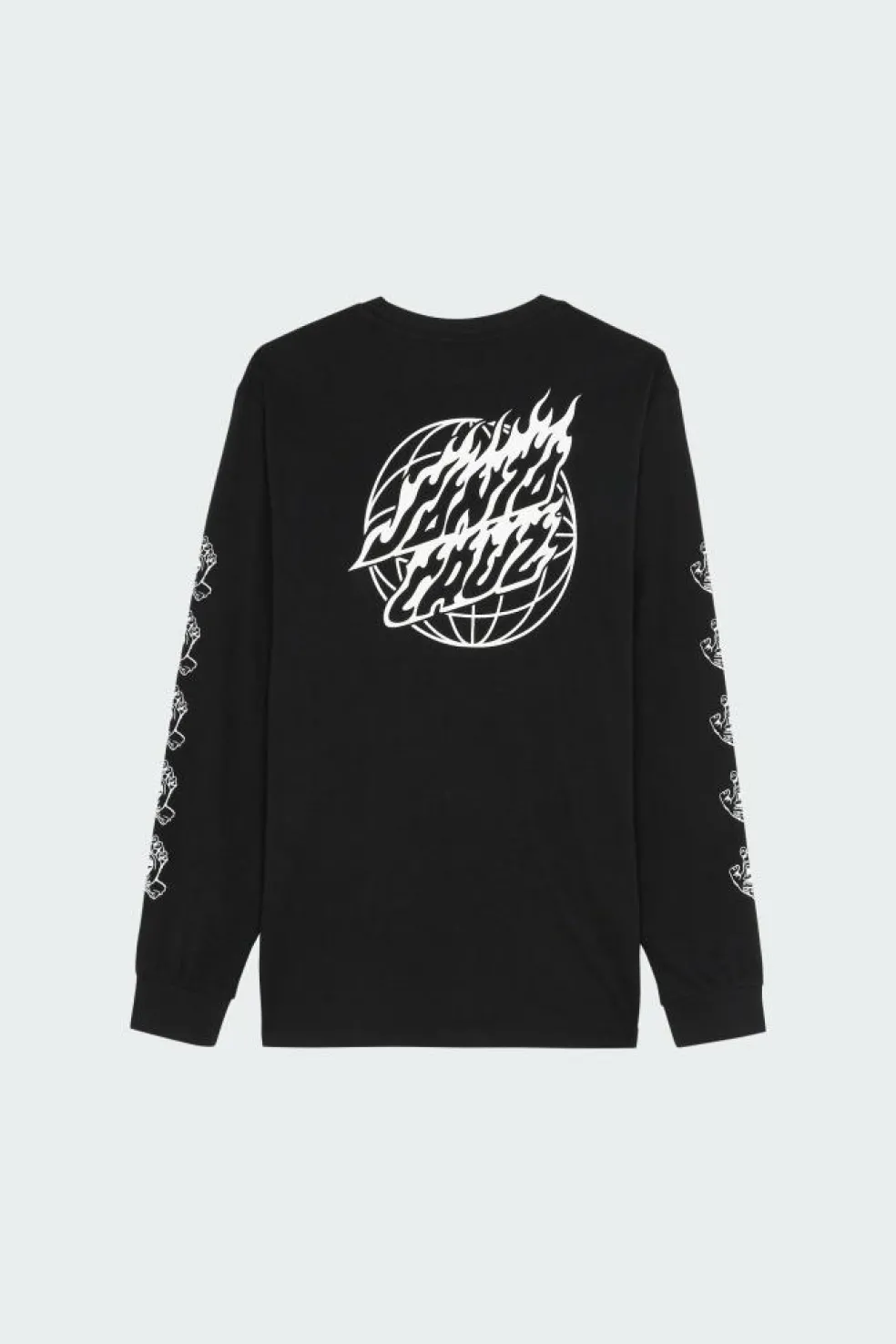 Global Flame Dot Mono - T-shirt | Noir