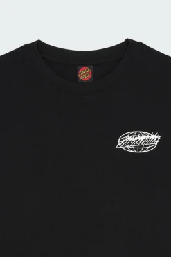 Global Flame Dot Mono - T-shirt | Noir