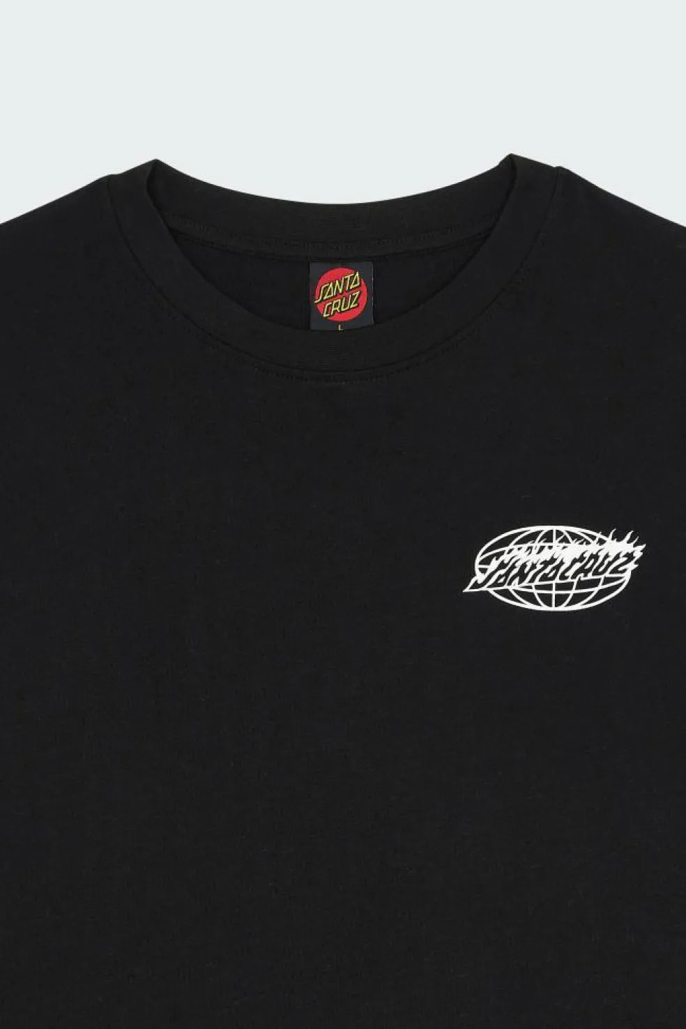 Global Flame Dot Mono - T-shirt | Noir