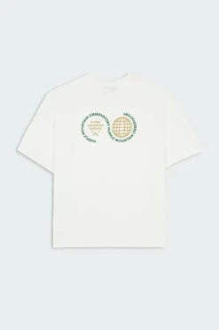 GLOBE SS - T-shirt | Blanc