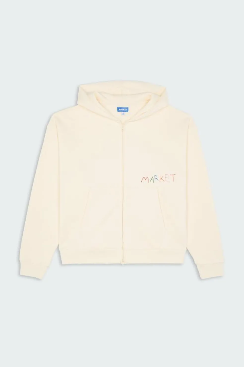 GOOD PRODUCE - Hoodie zippé | Beige