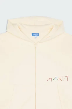 GOOD PRODUCE - Hoodie zippé | Beige