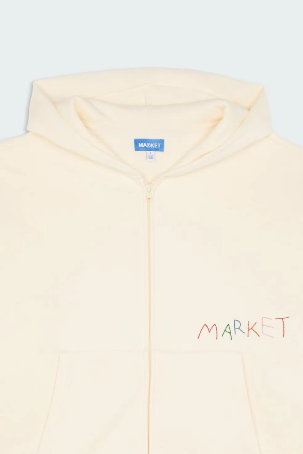 GOOD PRODUCE - Hoodie zippé | Beige