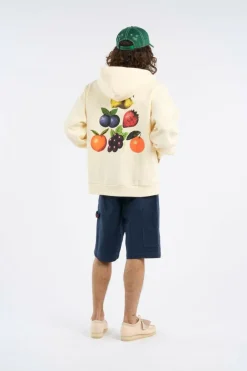 GOOD PRODUCE - Hoodie zippé | Beige