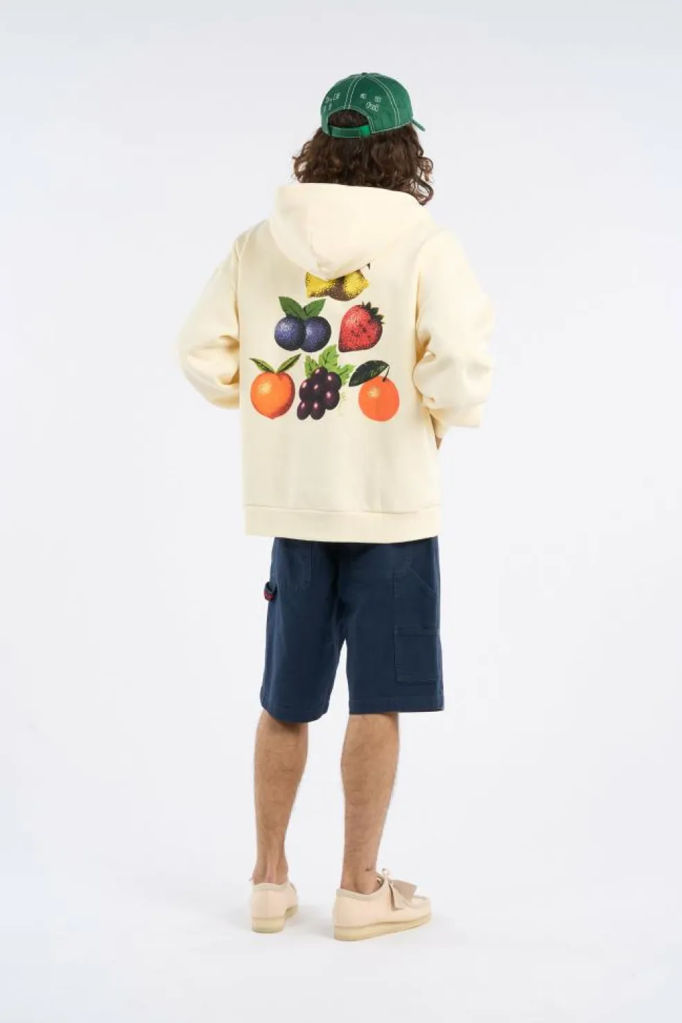 GOOD PRODUCE - Hoodie zippé | Beige