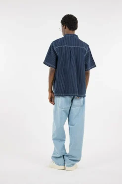 GRAPHIC LO SH - Chemise | Bleu