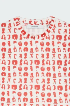 HAIR GRID AOP TS - T-shirt | Blanc