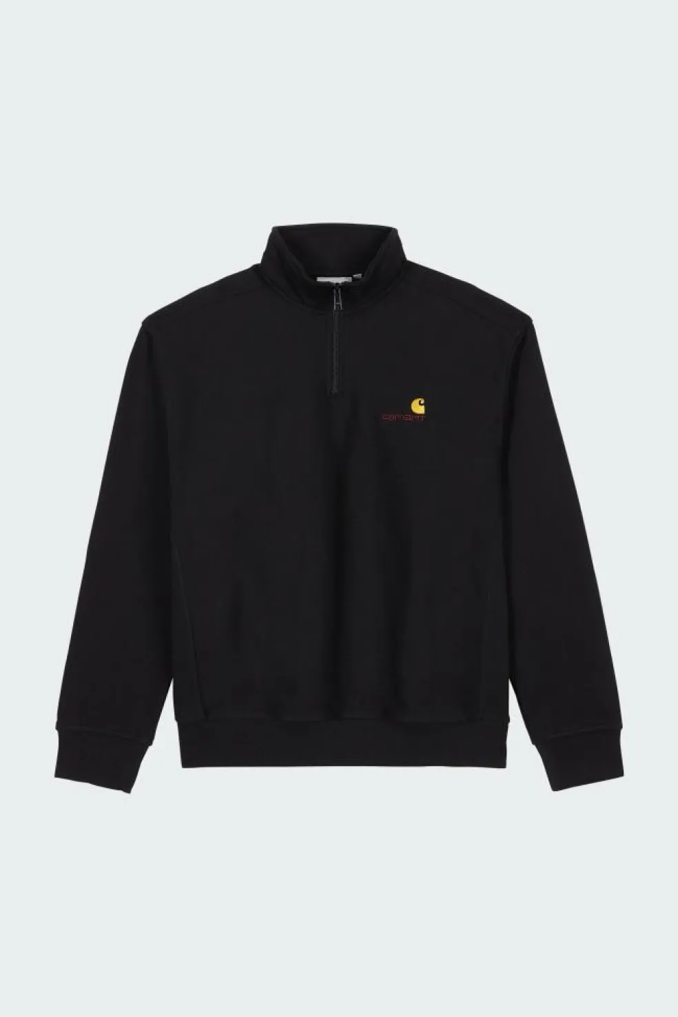 Half Zip American Script - Sweat zippé | Noir