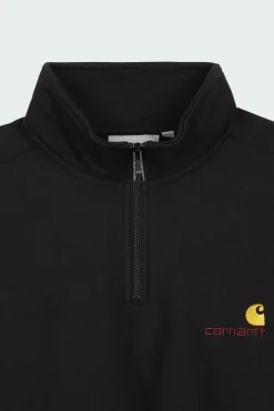 Half Zip American Script - Sweat zippé | Noir
