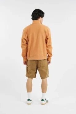 Half Zip American Script - Sweat zippé | Orange