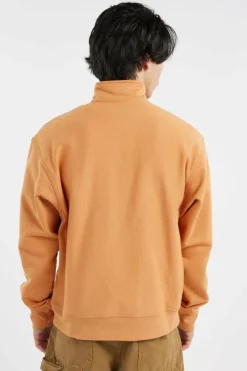 Half Zip American Script - Sweat zippé | Orange