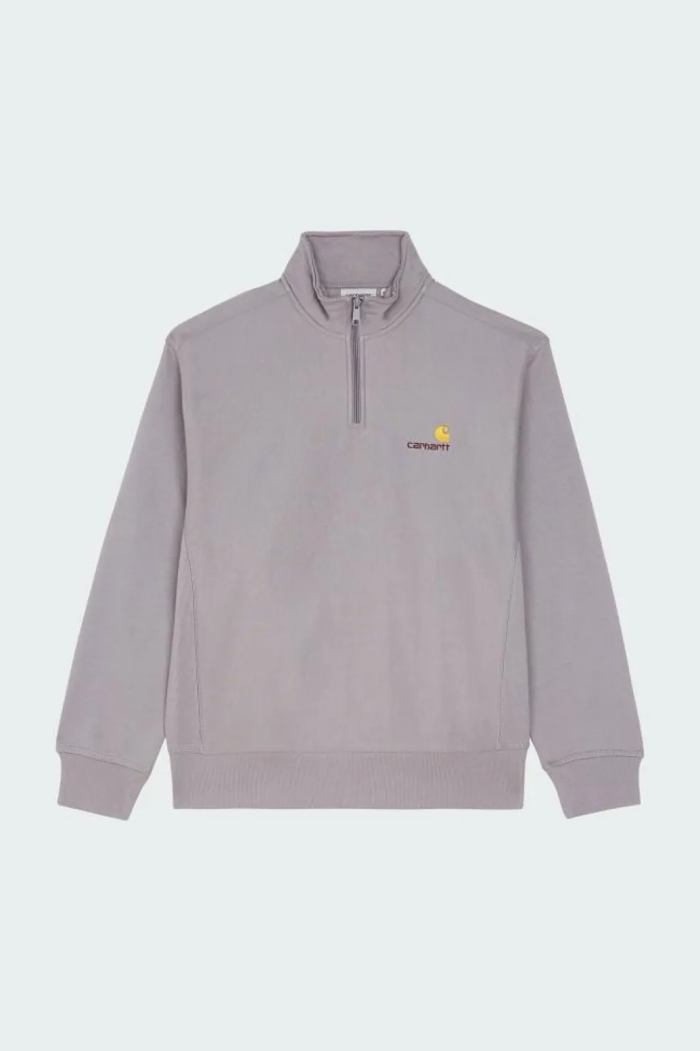 Half Zip American Script - Sweatshirt | Gris