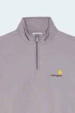 Half Zip American Script - Sweatshirt | Gris